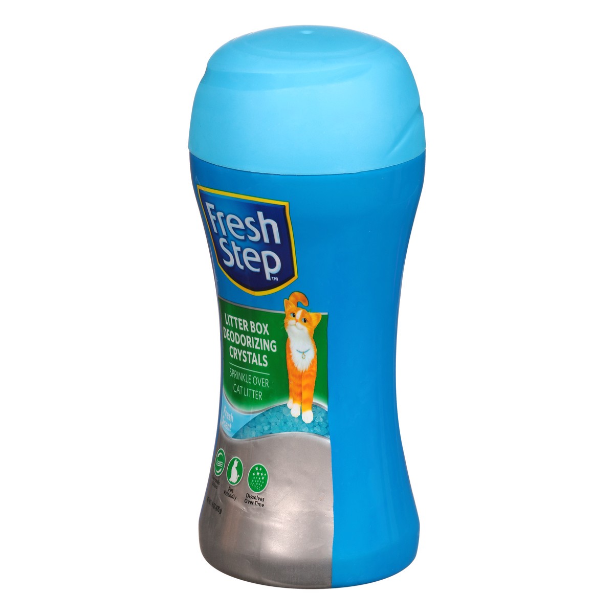 slide 5 of 9, Fresh Step Fresh Scent Litter Box Deodorizing Crystals 15 oz, 15 oz