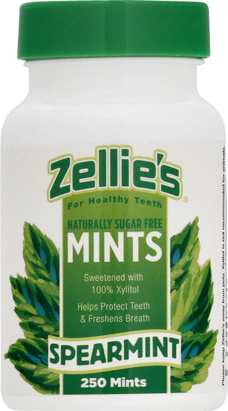 slide 1 of 1, Zellies Mints, Spearmint, 250 ct