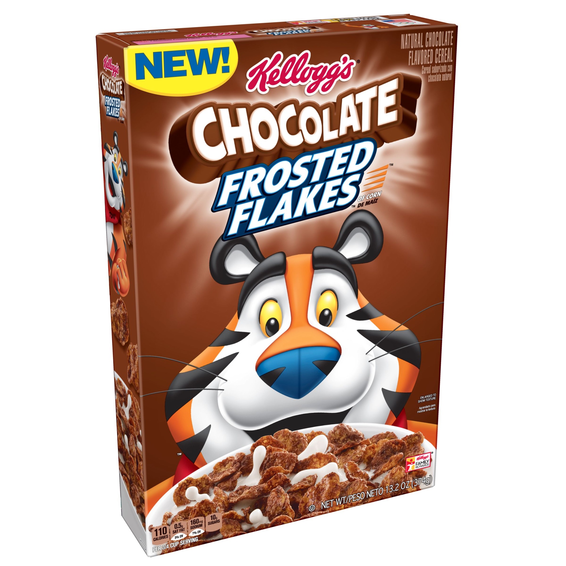slide 1 of 7, Kellogg's Chocolate Frosted Flakes, 13.2 oz