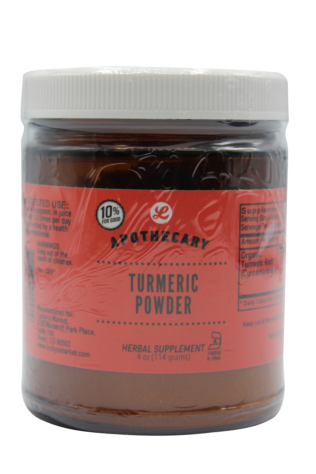 slide 1 of 1, Lucky's Market Turmeric Root Powder - 4 oz, 4 oz
