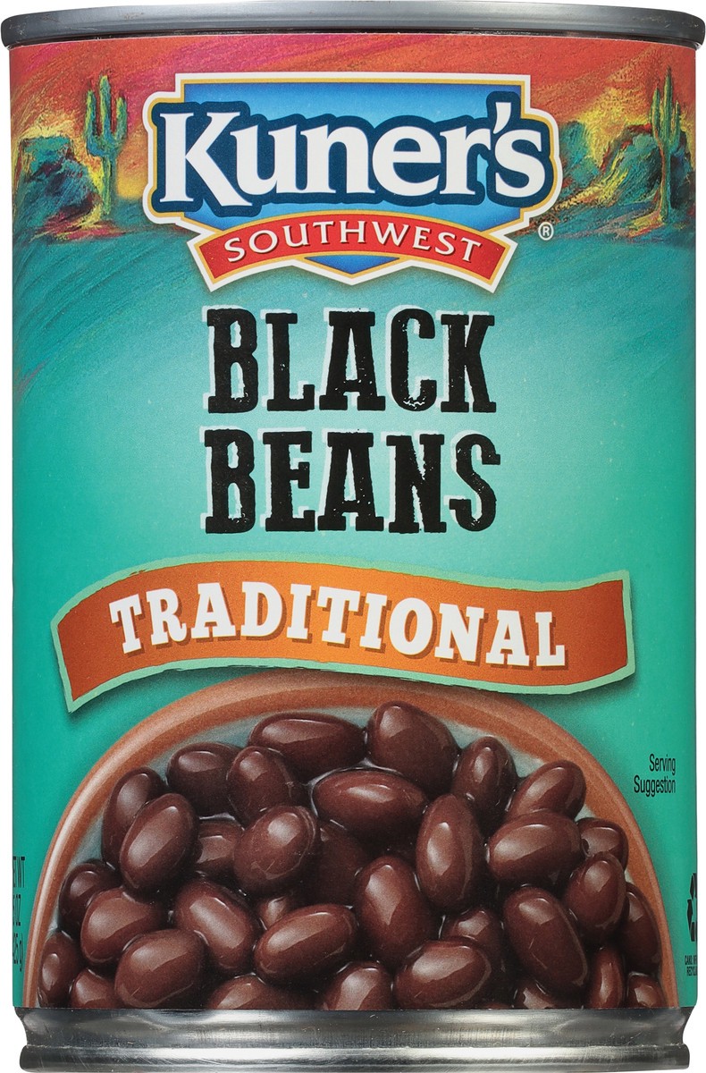 slide 6 of 9, Kuner's Kuner Black Beans, 15 oz