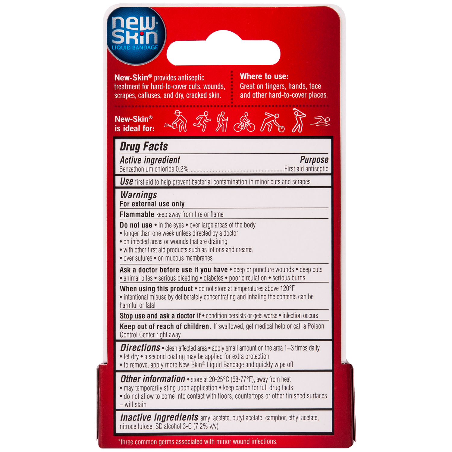 slide 2 of 2, New Skin Liquid Bandage, 0.3 fl oz