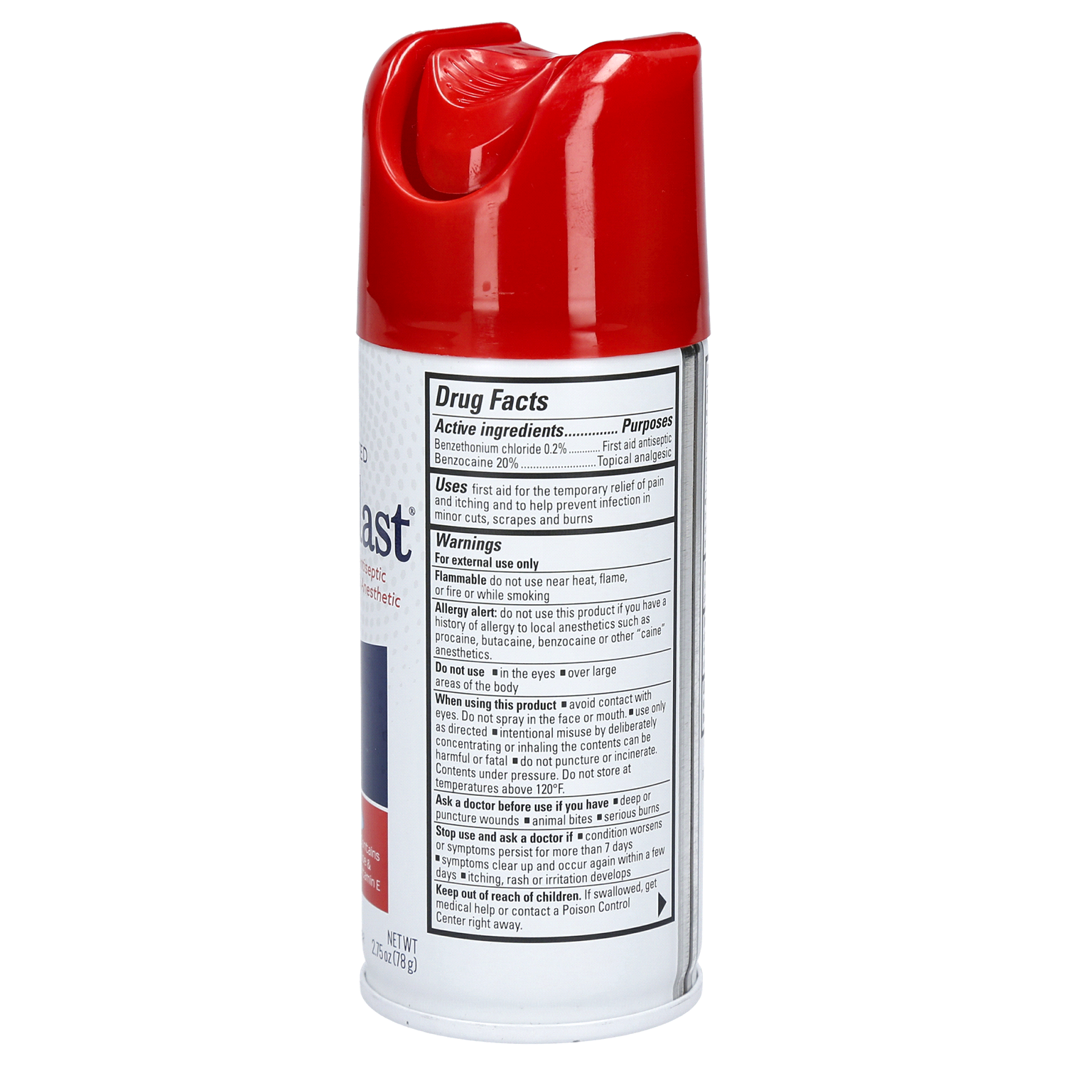 slide 2 of 2, Dermoplast Anesthetic Pain Relieving Antibacterial Spray First Aid, 2.75 oz