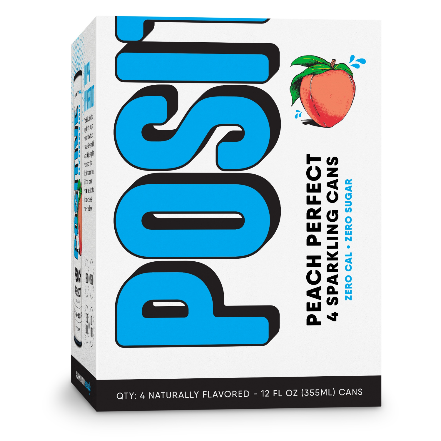 slide 2 of 5, Positive Imm 12oz Perfectly Peach 6/4pk, 4 ct; 12 oz