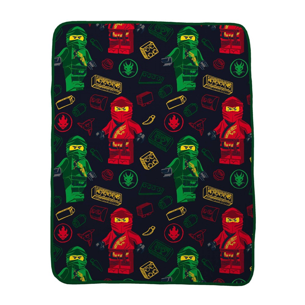 slide 2 of 5, LEGO Ninjago Throw and Pillow Set, 1 ct