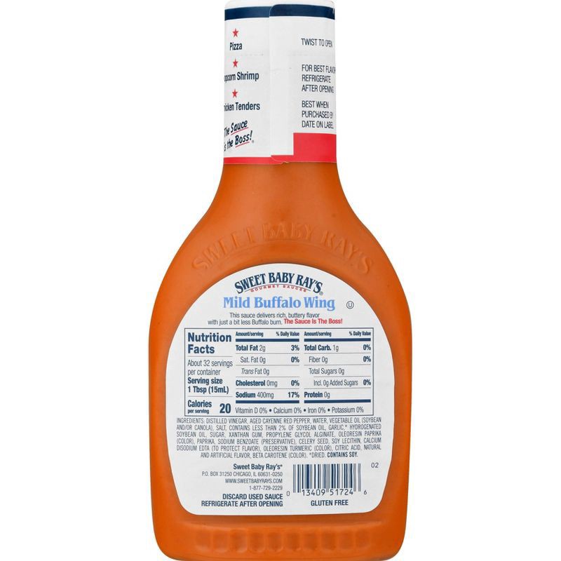 slide 2 of 4, Sweet Baby Ray's Mild Buffalo Wing Sauce 16 fl oz, 16 fl oz