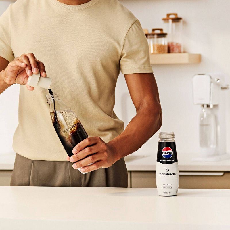 slide 5 of 8, SodaStream Diet Pepsi Soda Mix - 14.9 fl oz: Sugar-Free, Zero Calorie, Kosher, Soda Streamer Flavor Syrup, 14.9 fl oz