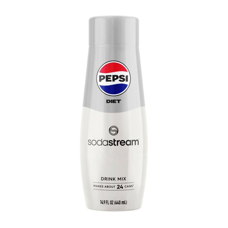 slide 1 of 8, SodaStream Diet Pepsi Soda Mix - 14.9 fl oz: Sugar-Free, Zero Calorie, Kosher, Soda Streamer Flavor Syrup, 14.9 fl oz