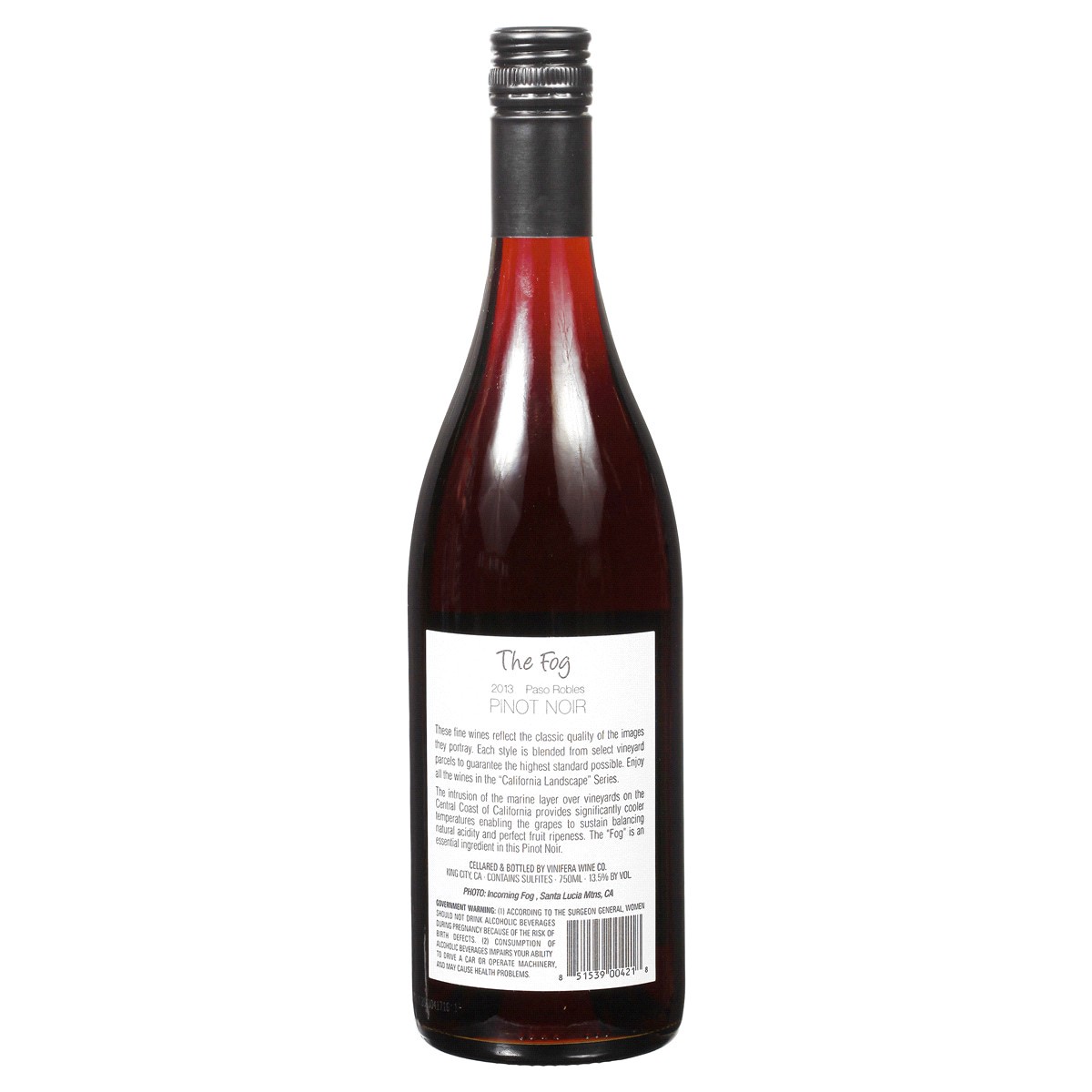 slide 4 of 5, The Fog Pinot Noir, 750 ml