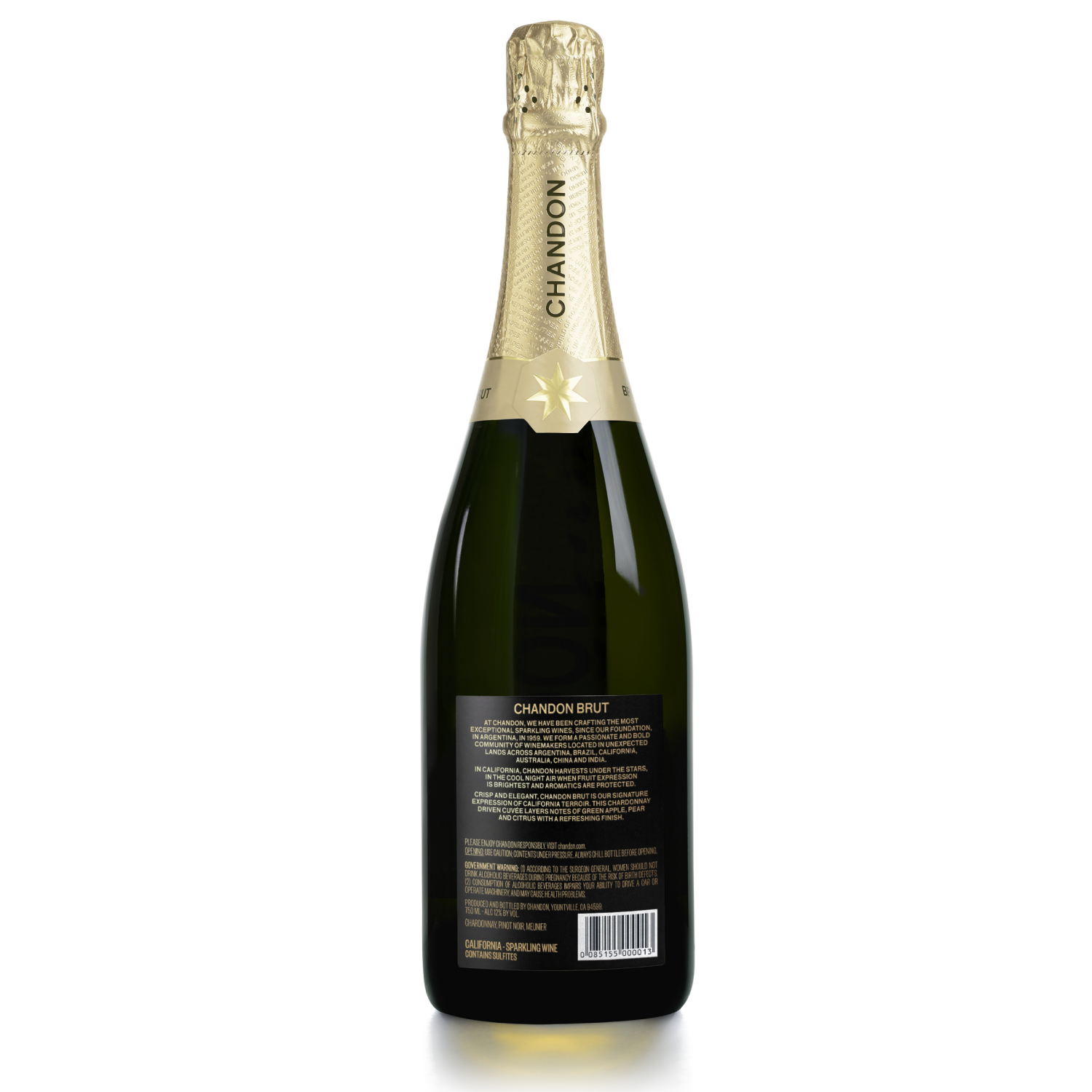 slide 2 of 4, Chandon Sparkling Chandon Brut Blanc De Noirs, 750 ml