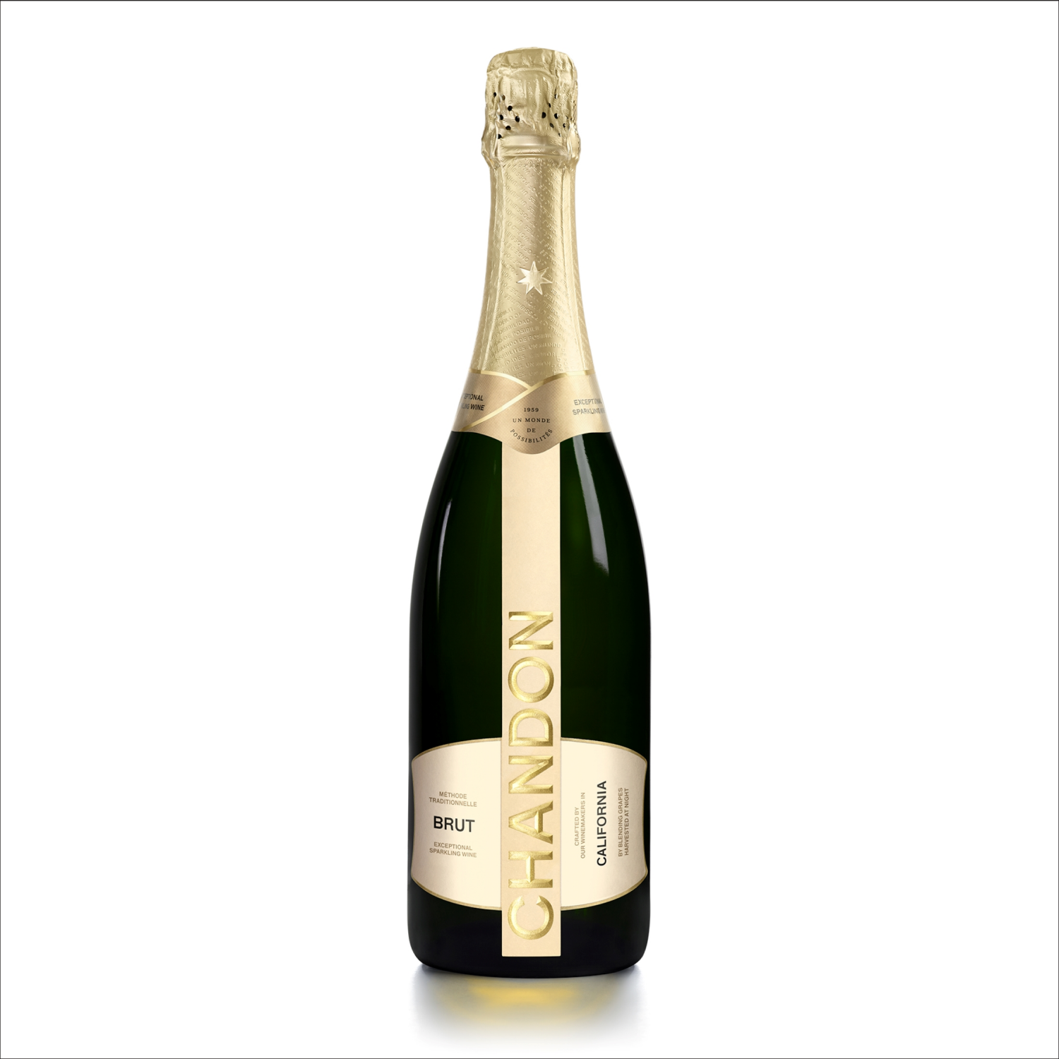 slide 1 of 4, Chandon Sparkling Chandon Brut Blanc De Noirs, 750 ml
