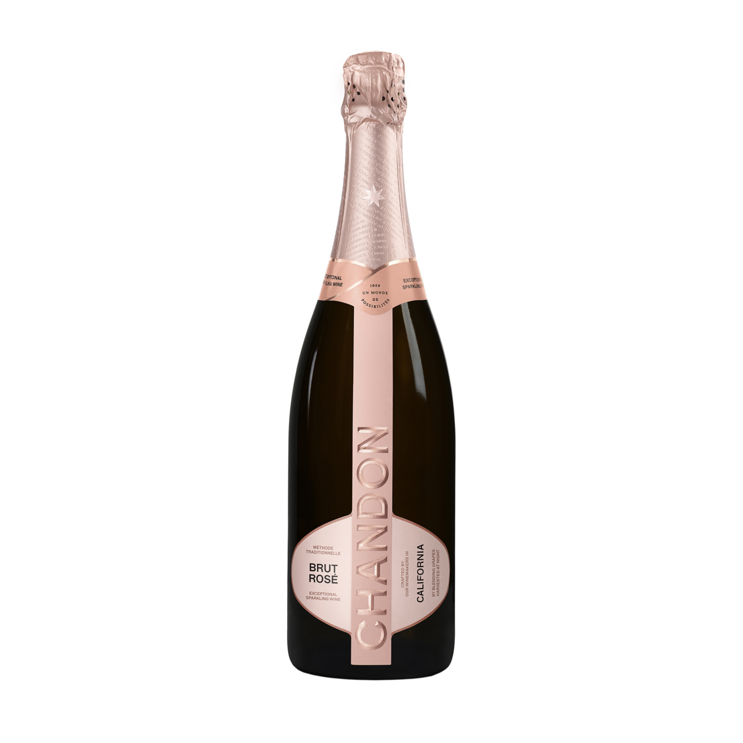 slide 1 of 4, Chandon Sparkling Chandon Brut Rosé 750ml, 750 ml