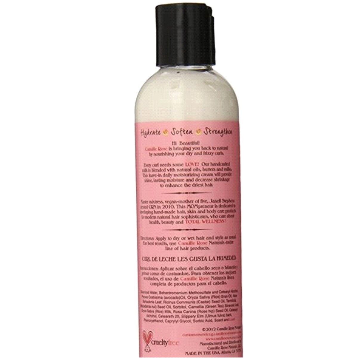 slide 2 of 2, Camille Rose Curl Love Rice Milk & Macadamia Oil Moisture Milk 2 oz, 2 oz