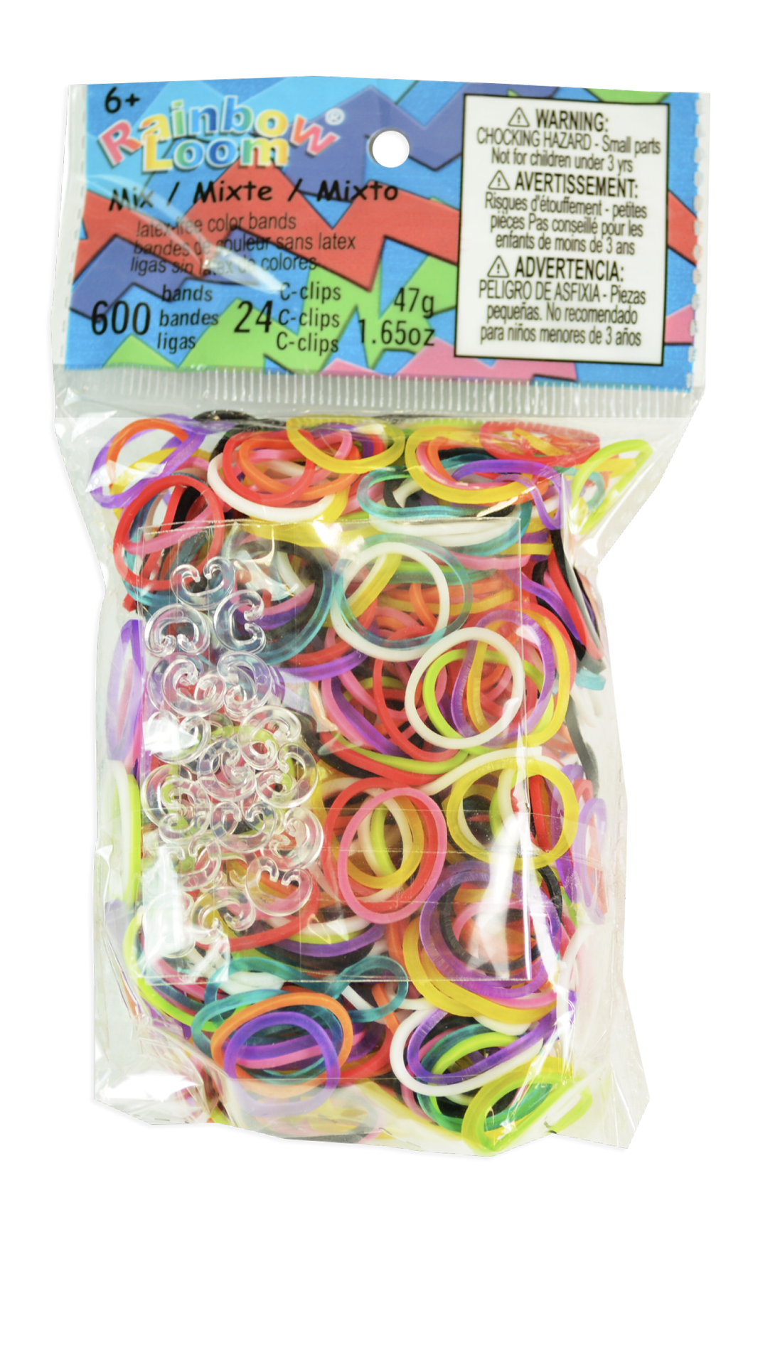 slide 1 of 1, Rainbow Loom Solid Bands - Mix, 1 ct