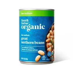 Organic Low Sodium Great Northern Beans - 15oz - Good & Gather™