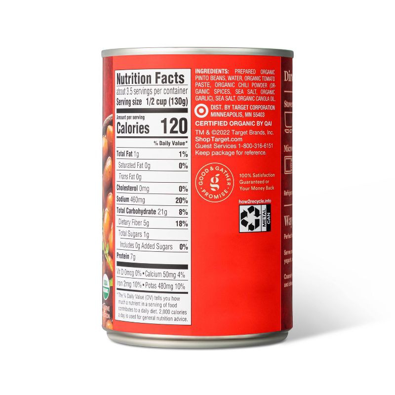 slide 2 of 4, Organic Chili Beans - 15oz - Good & Gather™, 15 oz