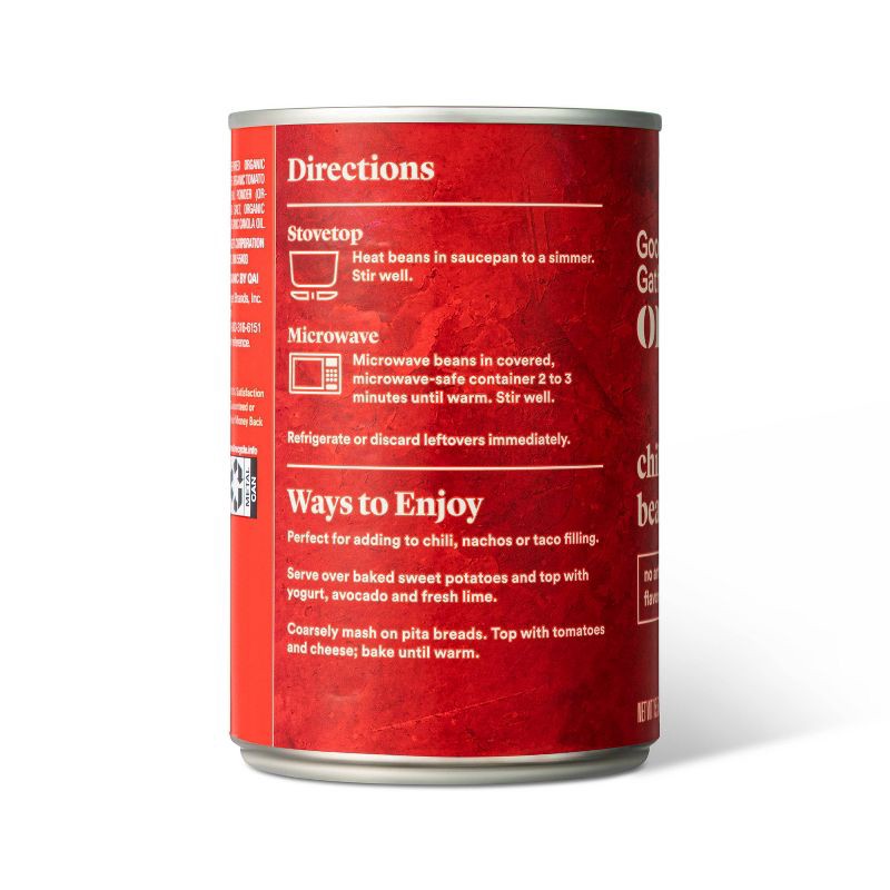 slide 3 of 4, Organic Chili Beans - 15oz - Good & Gather™, 15 oz
