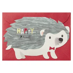 Hallmark Pop Up Birthday Card (3D Honeycomb Hedgehog)