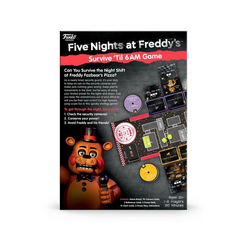 slide 3 of 15, Funko Five Nights at Freddy's - Survive Til 6AM Game, 1 ct