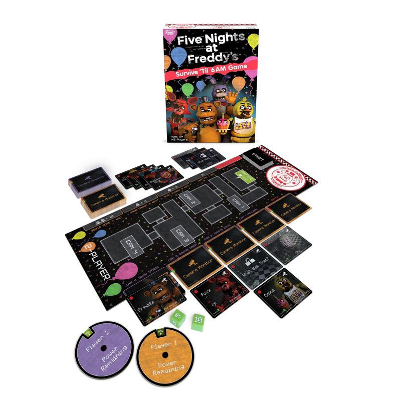 slide 9 of 15, Funko Five Nights at Freddy's - Survive Til 6AM Game, 1 ct
