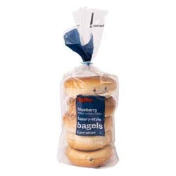 Hy-vee Blueberry Larger Bakery Style Bagels