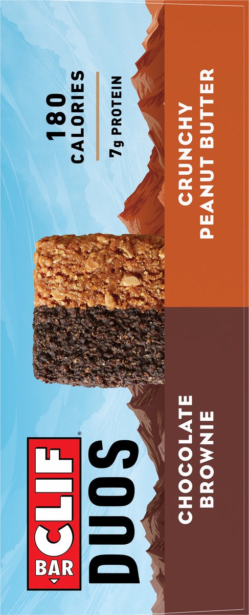 slide 7 of 9, Clif Bar Brownie Crunch Duos Energy Bar 7Ct, 11.62 oz