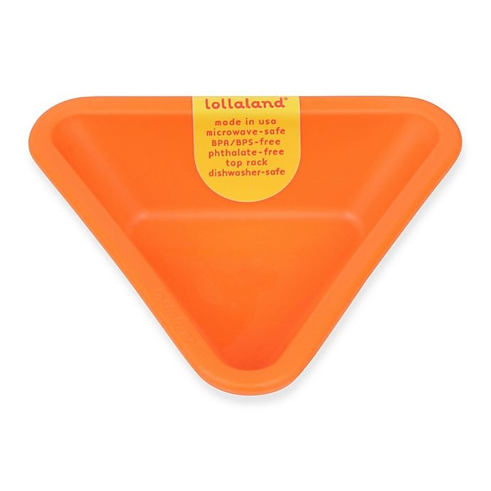 slide 1 of 1, Lollaland Dipping Bowl - Happy Orange, 1 ct