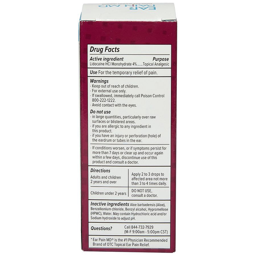 slide 2 of 5, Ear Pain MD Ear Pain Relieving Drops Single Use, 10 ct