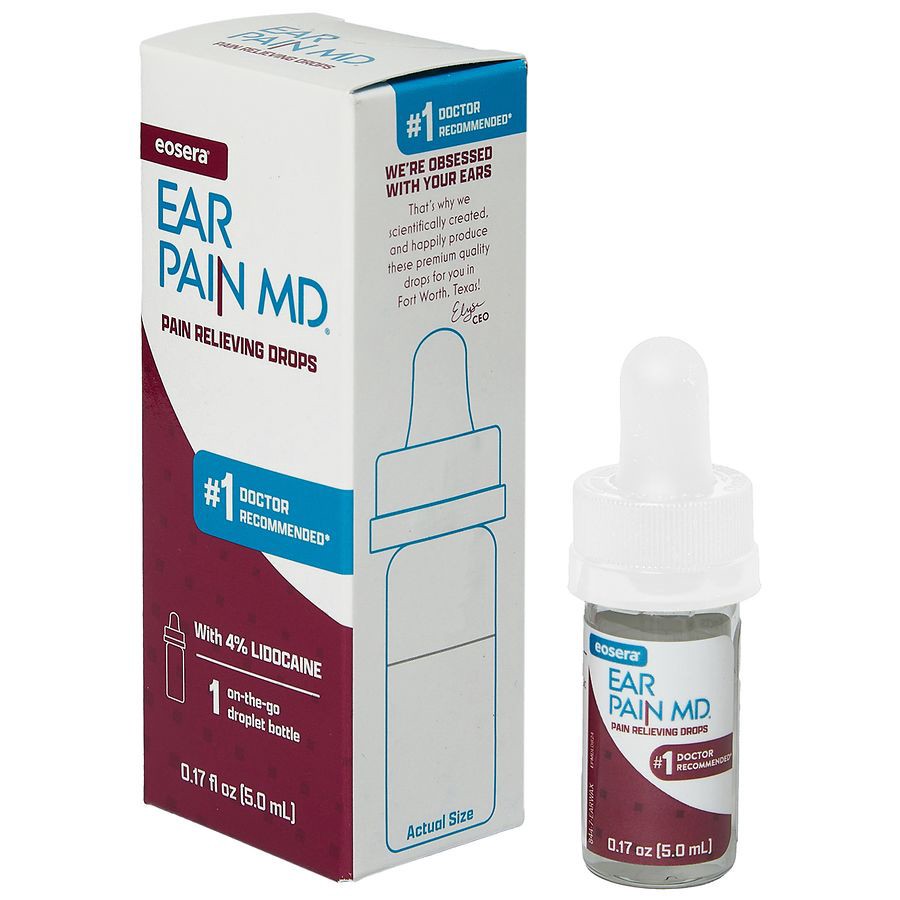 slide 4 of 5, Ear Pain MD Ear Pain Relieving Drops Single Use, 10 ct