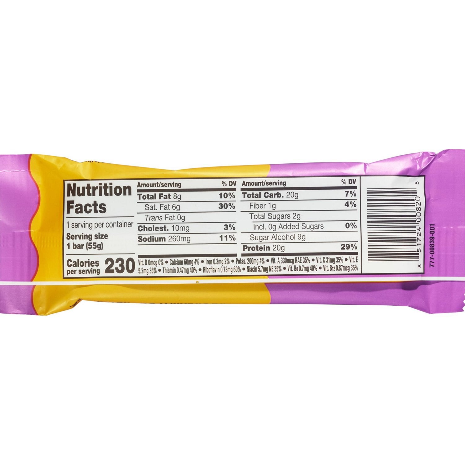 slide 3 of 4, Fulfil Chocolate Peanut Caramel Flavor Protein Bar 1.94 oz, 1.94 oz