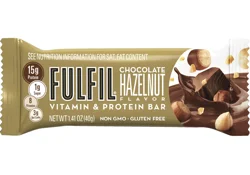 FULFIL Chocolate Hazelnut Flavored Protein Bar, 1.41 oz