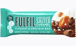 FULFIL Chocolate Salted Caramel Flavored Protein Bar, 1.41 oz
