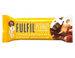 FULFIL Chocolate Peanut Caramel Flavored Protein Bar, 1.41 oz