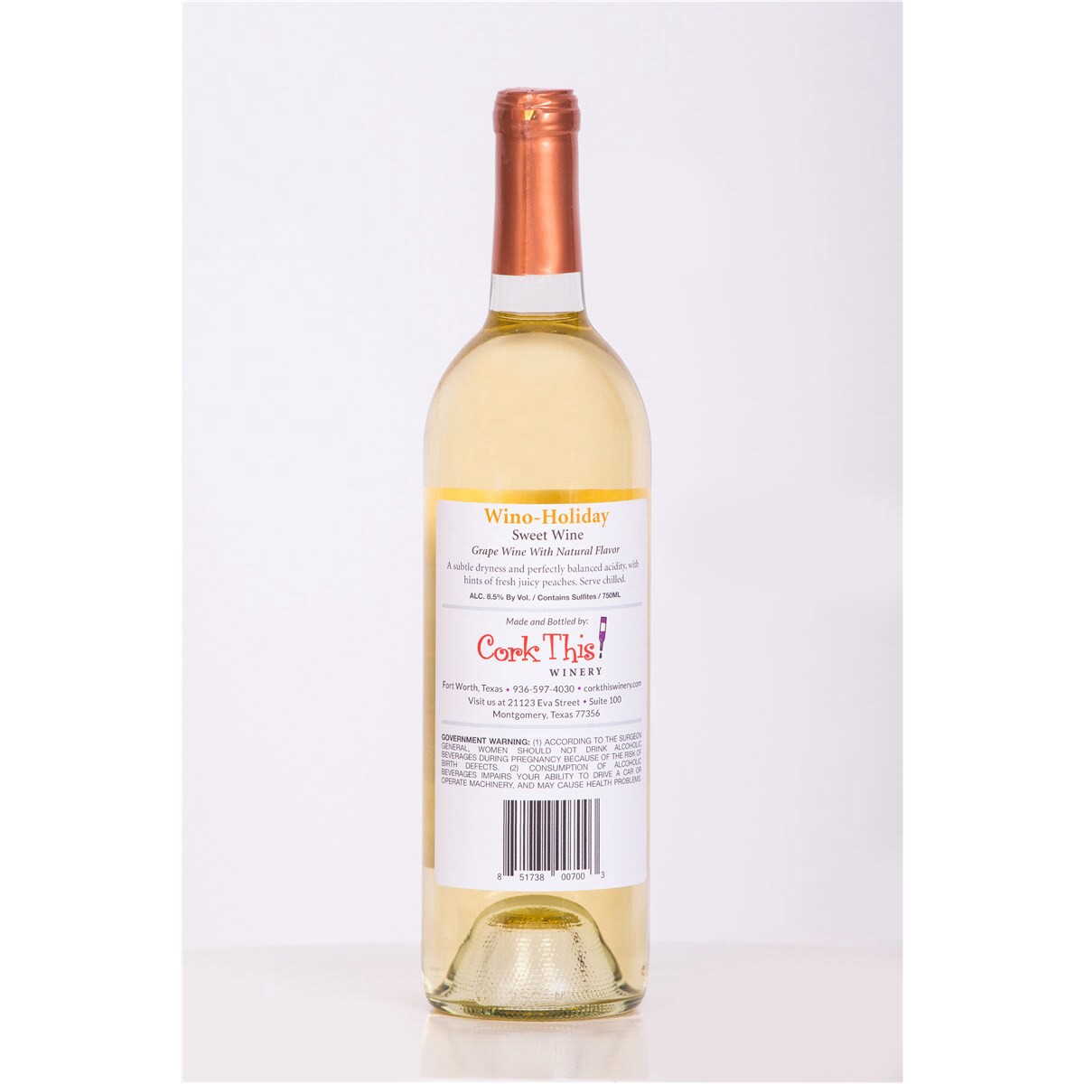 slide 2 of 2, Cork This Wino-Holiday, 750 ml