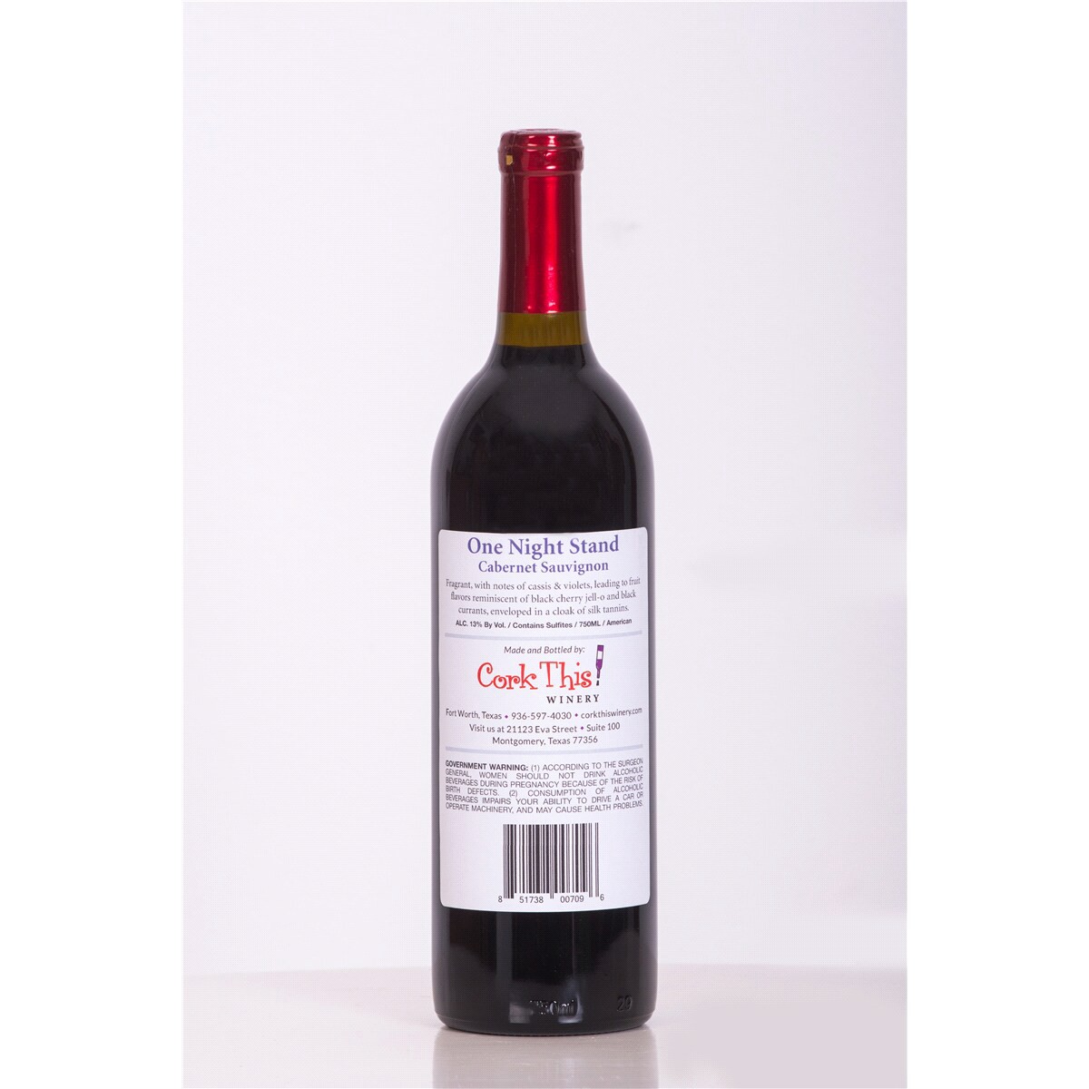 slide 2 of 2, Cork This One Night Stand Cabernet, 750 ml