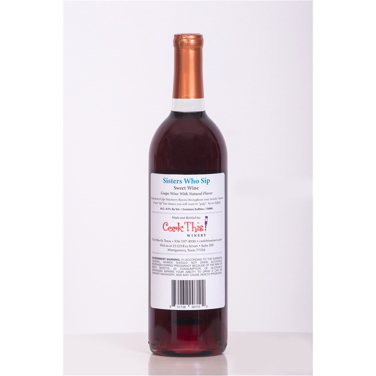 slide 2 of 2, Cork This Sisters Who Sip, 750 ml