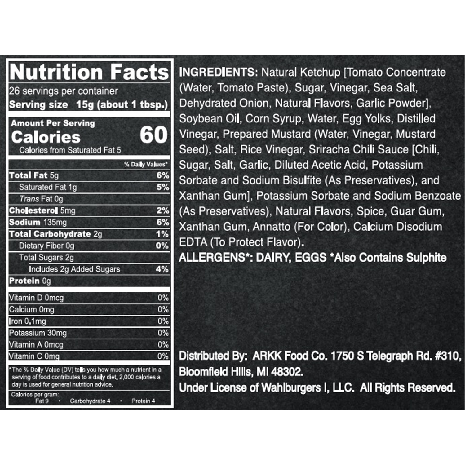 slide 3 of 3, Wahlburgers Chef Paul's Wahl Sauce, 13.5 oz