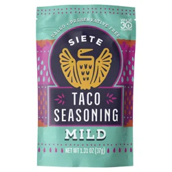 Siete Mild Taco Seasoning 1.31 oz