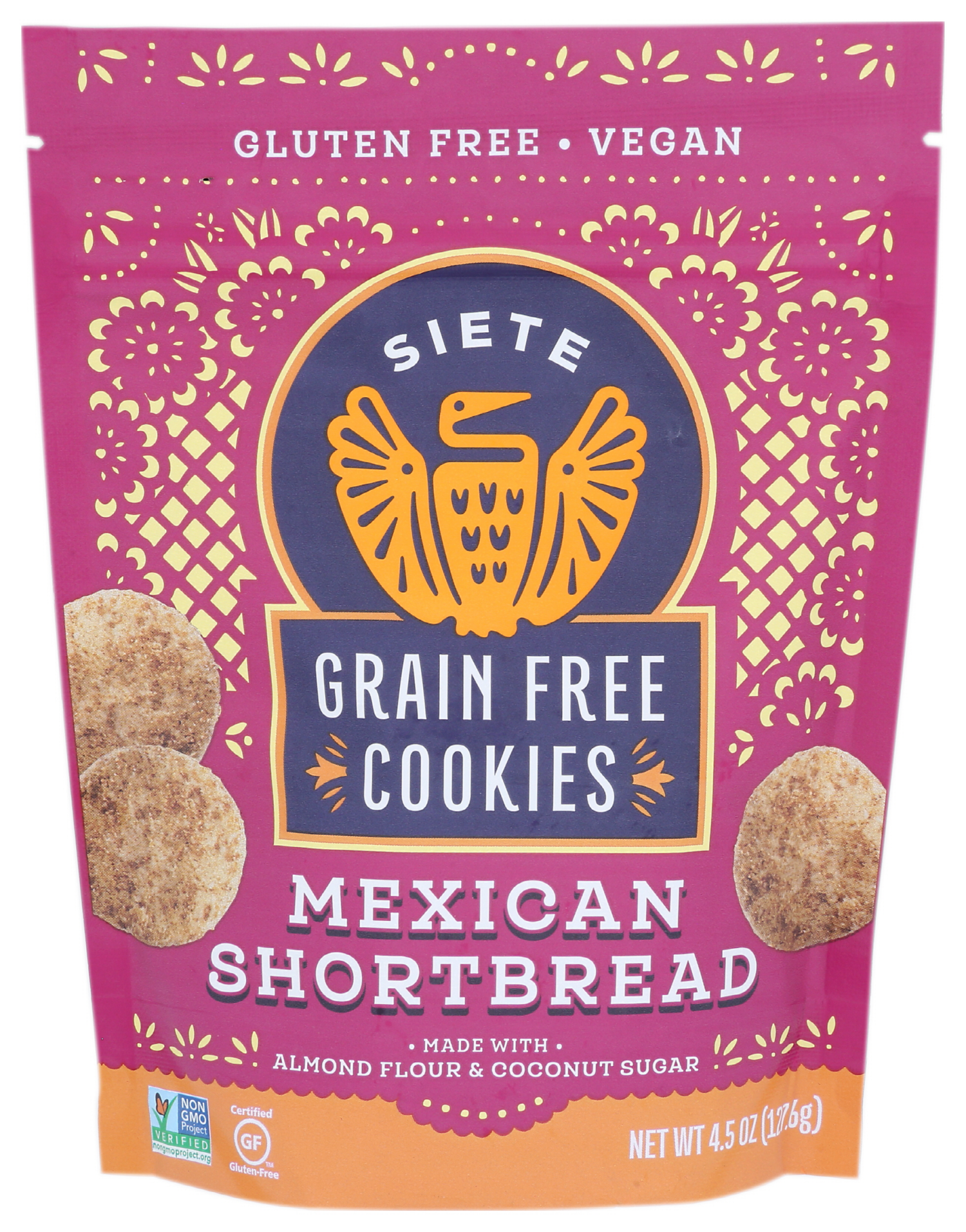 slide 1 of 2, Siete Grain Free Mexican Shortbread Cookies 4.5 oz, 4.5 oz