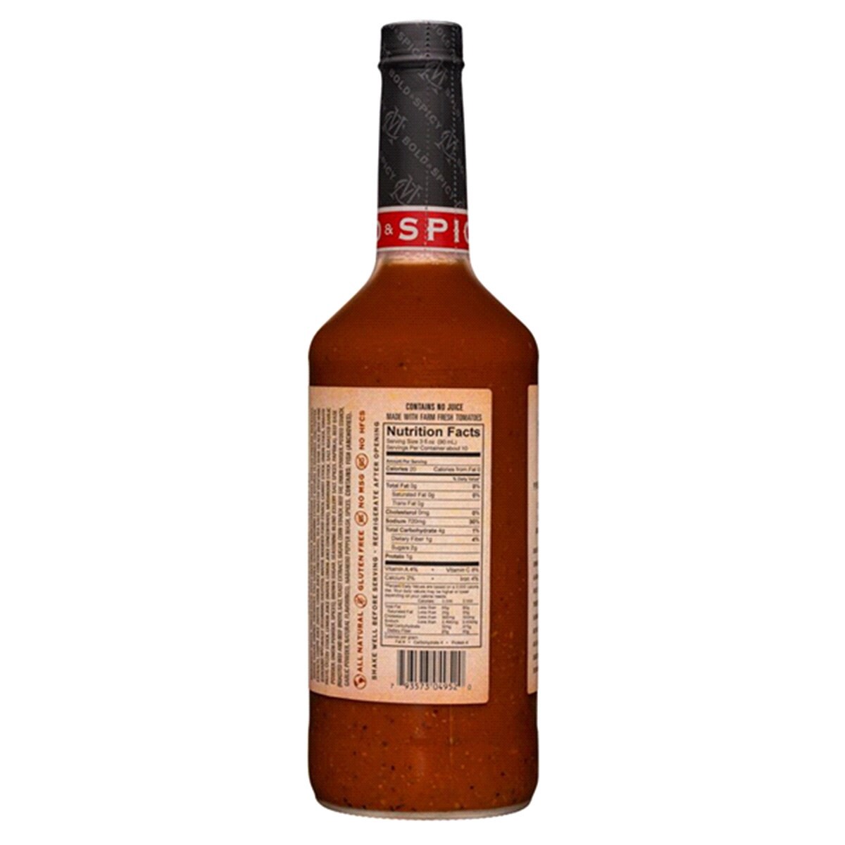 slide 2 of 2, Charleston Mix Bold & Spicy Bloody Mary Mix 32 fl oz, 32 fl oz