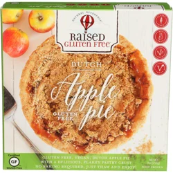 Raised Gluten Free Dutch Apple Pie 9 oz