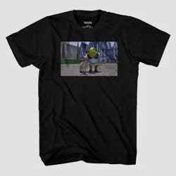 Men's Universal Shrek Short Sleeve Graphic T-Shirt - Black S