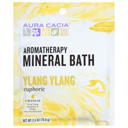 Aura Cacia Euphoric Ylang Ylang Aromatherapy Mineral Bath 2.5 oz