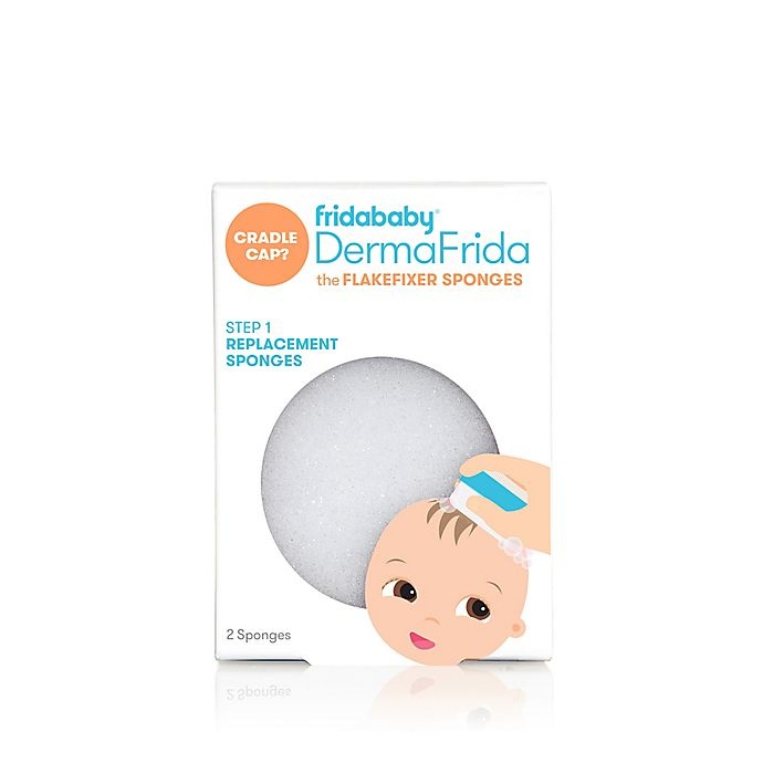 slide 2 of 7, Fridababy DermaFrida Flake Fixer Replacement Sponges, 3 ct