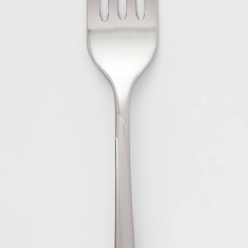 slide 3 of 4, 20pc Harrington Flatware Set Silver - Threshold™, 20 ct