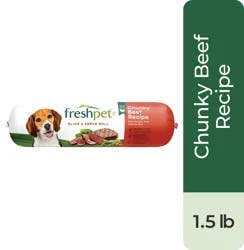 Freshpet Slice & Serve Chunky Beef Recipe Dog Food