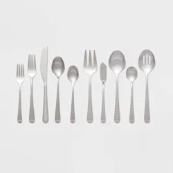 45pc Harrington Flatware Set Silver - Threshold™