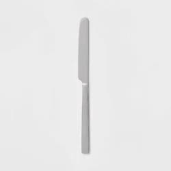 Squared Straight Knife - Room Essentials™: 18/0 Stainless Steel Dinner Knife, Dishwasher-Safe, Silver, 9.15" Length