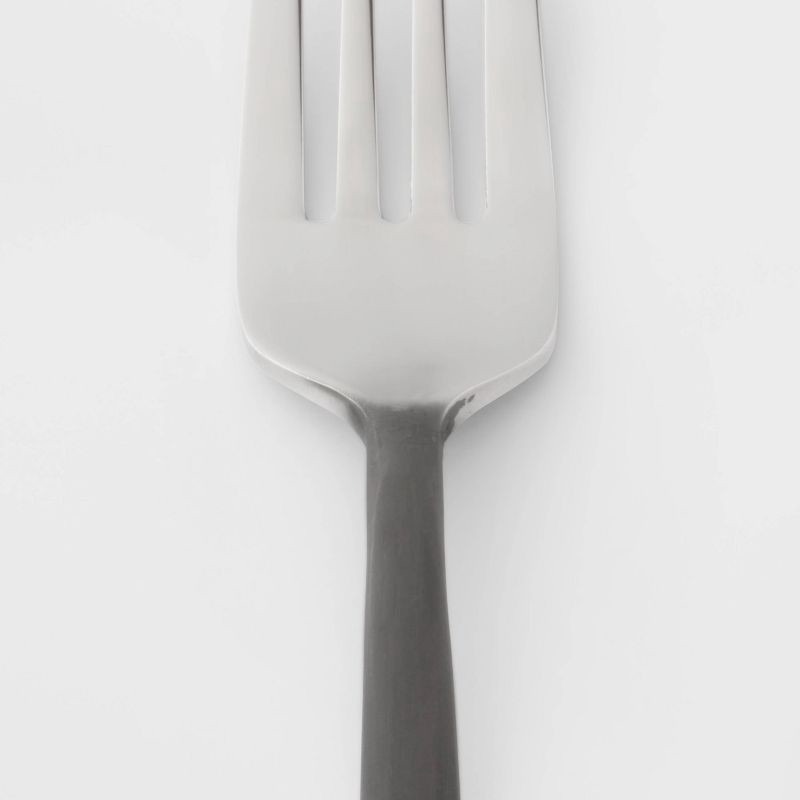 slide 3 of 4, 20pc Hubbardston Flatware Set Black - Threshold™, 20 ct