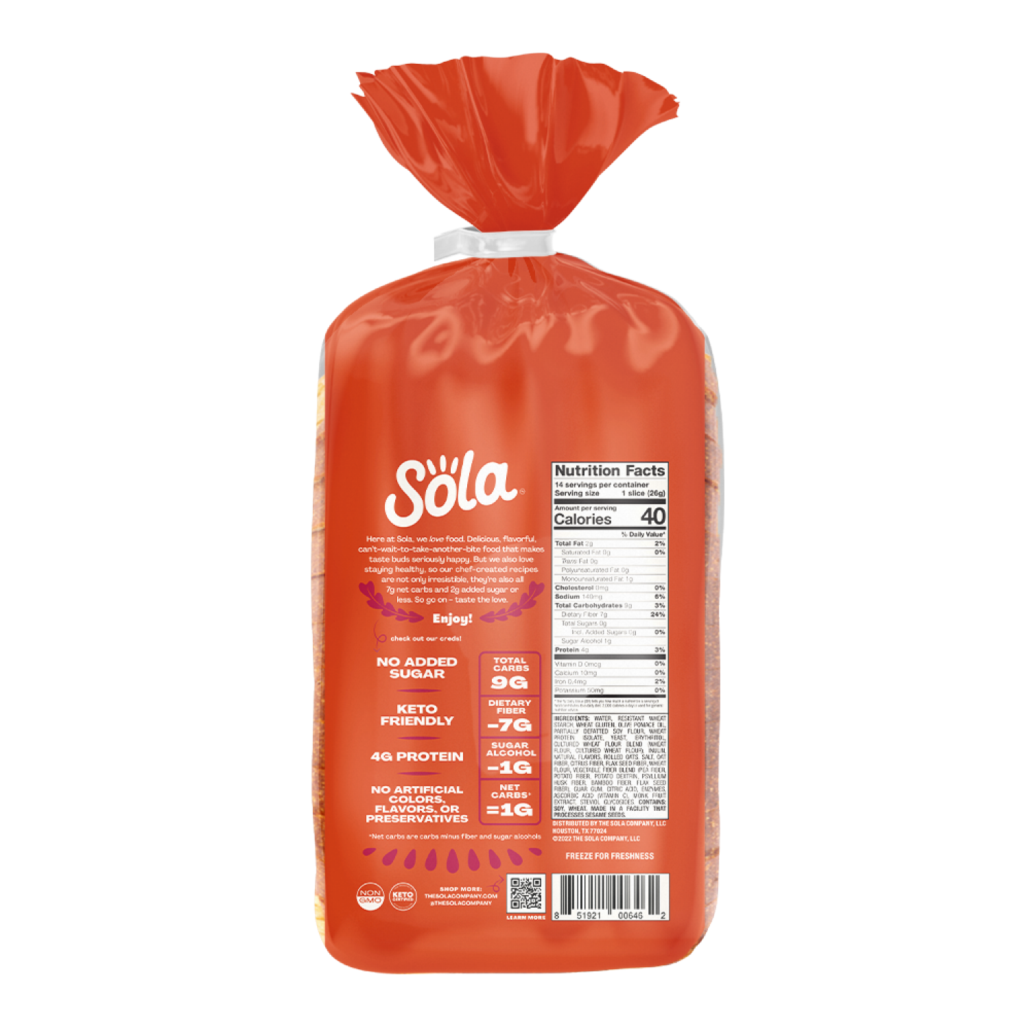 slide 2 of 3, Sola Sweet Oat Bread, 14 oz